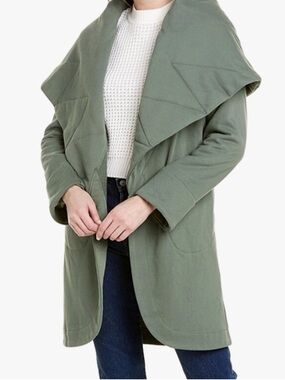 Bagatelle Collection | Sage Green Coat Oversized Collar Jacket Size Small